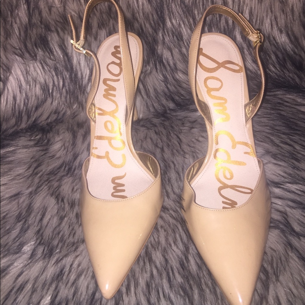 Sam Edelman patten leather heels